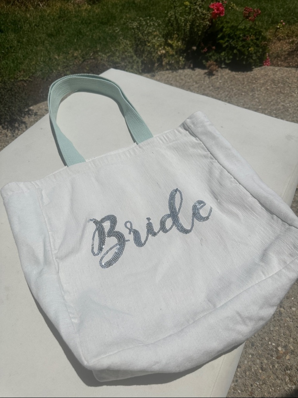 “Bride” Canvas Tote Bag